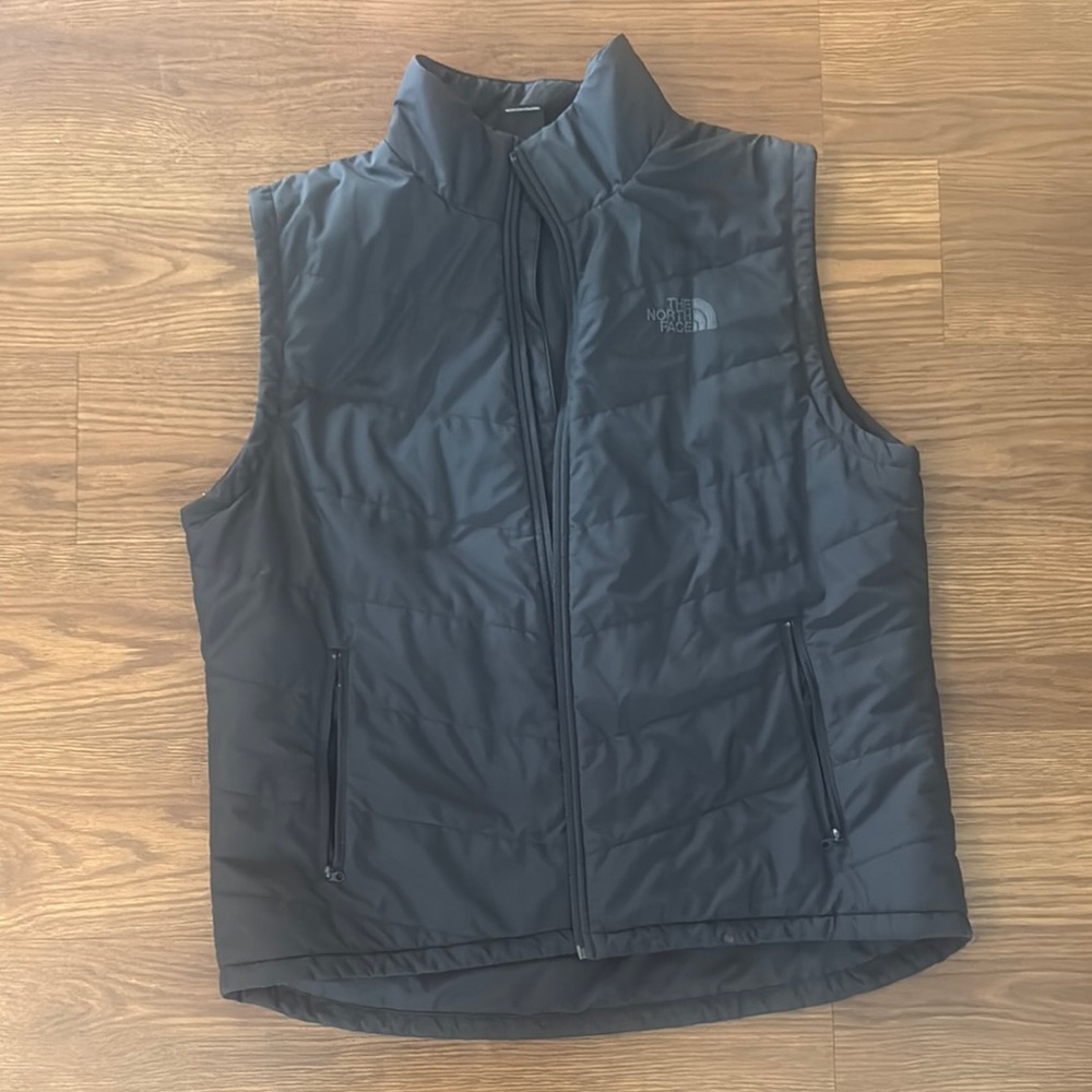 The North Face Black Quilted Vest for Layering